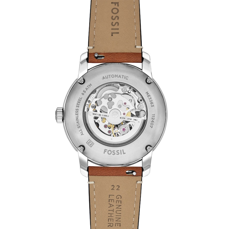 Main Image 4 of Men’s Fossil Heritage Automatic Watch with Blue Dial (Model: ME3263)