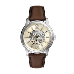 Men’s Fossil Heritage Automatic Watch with Ivory Dial (Model: ME3264)