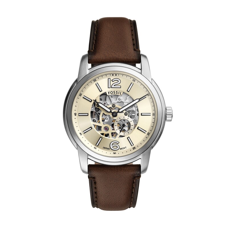 Main Image 1 of Men’s Fossil Heritage Automatic Watch with Ivory Dial (Model: ME3264)