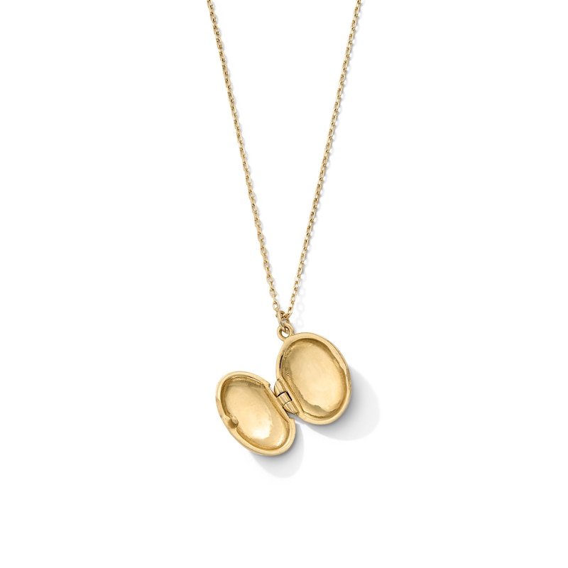 Main Image 4 of Oval Locket in 10K Gold