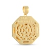 Thumbnail Image 2 of 1/5 CT. T.W. Brown and White Diamond Saint Michael Octagon Medallion Necklace Charm in 10K Gold