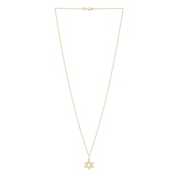 Star of David Pendant in 14K Gold