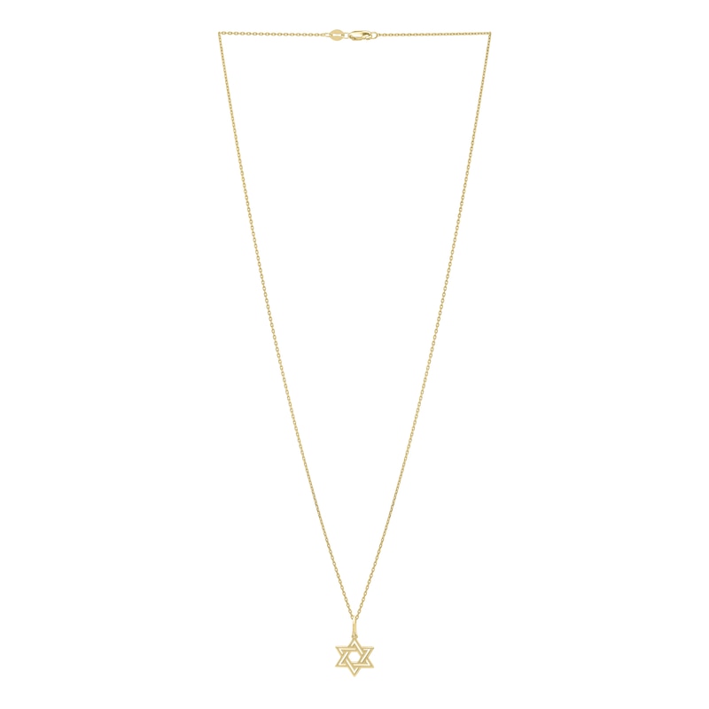 Main Image 1 of Star of David Pendant in 14K Gold