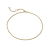 Thumbnail Image 1 of 1.5mm Cable Chain Anklet in Solid Sterling Silver with 18K Gold Plate - 10"