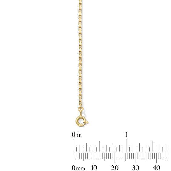 1.5mm Cable Chain Anklet in Solid Sterling Silver with 18K Gold Plate - 10"