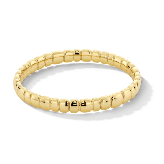 2.4mm Textured Ring in Sterling Silver with 18K Gold Plate