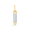 Thumbnail Image 1 of 5/8 CT. T.W. Certified Lab-Grown Diamond Round-Nose Cylinder Necklace Charm in 10K Gold (F/SI2)