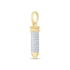 Thumbnail Image 2 of 5/8 CT. T.W. Certified Lab-Grown Diamond Round-Nose Cylinder Necklace Charm in 10K Gold (F/SI2)