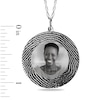 Thumbnail Image 3 of Engravable Fingerprint and Photo Pendant in Sterling Silver (1 Image, 1 Fingerprint and 3 Lines)