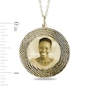 Thumbnail Image 3 of Engravable Fingerprint and Photo Pendant in 10K White, Yellow or Rose Gold (1 Image, 1 Fingerprint and 3 Lines)