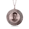 Thumbnail Image 4 of Engravable Fingerprint and Photo Pendant in 10K White, Yellow or Rose Gold (1 Image, 1 Fingerprint and 3 Lines)