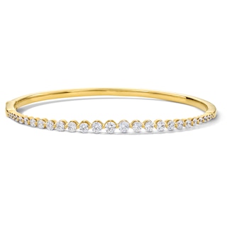 2 CT. T.W. Lab-Grown Diamond Bangle in 10K Gold (F/VS2)