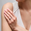 Thumbnail Image 2 of 1-3/4 CT. T.W. Emerald-Cut Certified Lab-Grown Diamond Bezel-Set Sideways Engagement Ring in 14K White Gold (F/VS2)