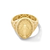 Thumbnail Image 1 of Miraculous Medal Signet Ring in Solid 14K Gold - Size 7