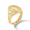 Thumbnail Image 3 of Miraculous Medal Signet Ring in Solid 14K Gold - Size 7