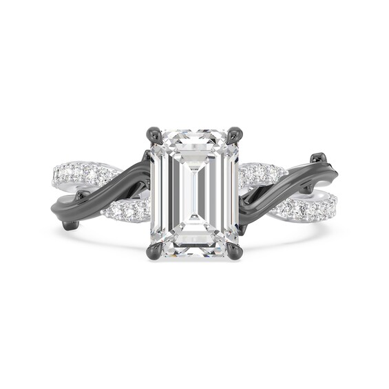 Enchanted Star Villains Maleficent 2-1/4 CT. T.w. Radiant Certified Lab-Grown Diamond Engagement Ring in White Gold