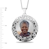 Thumbnail Image 3 of Engravable Photo Nugget Frame Pendant in Sterling Silver (1 Image and 4 Lines)