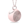 Thumbnail Image 4 of Engravable Fingerprint Pendant in 10K White, Yellow or Rose Gold (1 Fingerprint and 3 Lines)