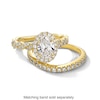 Thumbnail Image 4 of Vera Wang Love Collection 1-5/8 CT. T.W. Oval Certified Lab-Grown Diamond Frame Twist Engagement Ring in 14K Gold