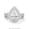 Thumbnail Image 5 of Vera Wang Love Collection 2-1/4 CT. T.W. Pear Certified Lab-Grown Diamond Frame Engagement Ring in 14K White Gold