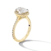 Thumbnail Image 3 of Vera Wang Love Collection 2 CT. T.W. Oval Certified Lab-Grown Diamond Frame Engagement Ring in 14K Gold (F/VS2)