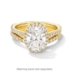 Thumbnail Image 5 of Vera Wang Love Collection 2 CT. T.W. Oval Certified Lab-Grown Diamond Frame Engagement Ring in 14K Gold (F/VS2)