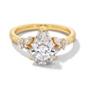 Thumbnail Image 1 of Vera Wang Love Collection 2-3/8 CT. T.W. Pear Certified Lab-Grown Diamond Floral Engagement Ring in 14K Gold (F/VS2)