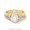Thumbnail Image 5 of Vera Wang Love Collection 2-3/8 CT. T.W. Pear Certified Lab-Grown Diamond Floral Engagement Ring in 14K Gold (F/VS2)