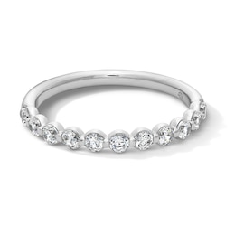 1/2 CT. T.W. Certified Lab-Grown Diamond Anniversary Band in 14K White Gold (F/VS2)