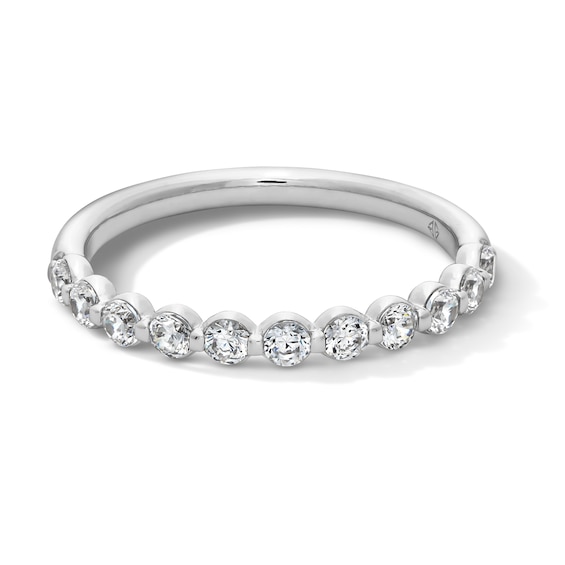 1/2 CT. T.w. Certified Lab-Grown Diamond Anniversary Band in 14K White Gold (F/Vs2)