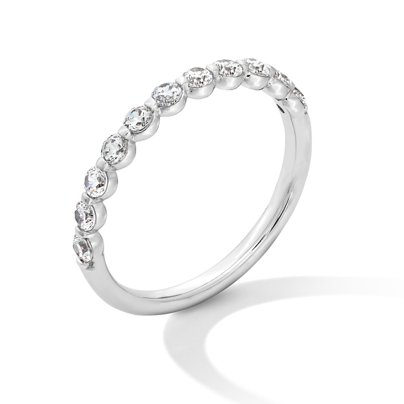 Main Image 3 of 1/2 CT. T.W. Certified Lab-Grown Diamond Anniversary Band in 14K White Gold (F/VS2)