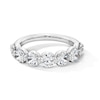 Thumbnail Image 1 of 3 CT. T.W. Certified Lab-Grown Diamond Seven Stone Anniversary Band in 14K White Gold (F/VS2)