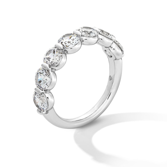 3 CT. T.w. Certified Lab-Grown Diamond Seven Stone Anniversary Band in 14K White Gold (F/Vs2)