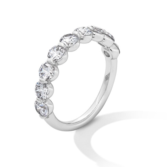 1 CT. T.w. Certified Lab-Grown Diamond Nine Stone Anniversary Band in 14K White Gold (F/Vs2)
