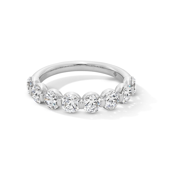 2 CT. T.w. Certified Lab-Grown Diamond Eight Stone Anniversary Band in 14K White Gold (F/Vs2)