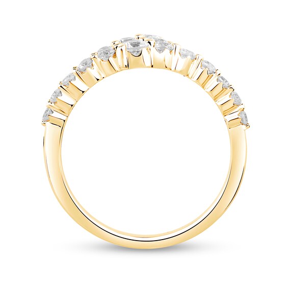3/4 CT. T.w. Certified Lab-Grown Diamond Split Bypass Ring in 10K Gold (F/Vs2)