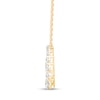 Thumbnail Image 2 of 1 CT. T.W. Journey Certified Lab-Created Diamond Circle Necklace in 10K Gold (F/VS2)