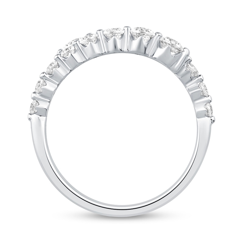 Main Image 4 of 1-1/4 CT. T.W. Certified Lab-Grown Diamond Split Bypass Ring in 10K White Gold (F/VS2)