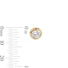 Thumbnail Image 3 of 1-1/2 CT. T.W. Certified Lab-Grown Diamond Frame Solitaire Stud Earrings in 14K Gold (F/VS2)