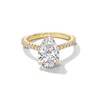 Thumbnail Image 1 of Vera Wang Love Collection 3-1/2 CT. T.W. Pear-Shaped Certified Lab-Grown Diamond Engagement Ring in 14K Gold (F/VS2)