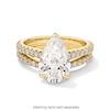 Thumbnail Image 5 of Vera Wang Love Collection 3-1/2 CT. T.W. Pear-Shaped Certified Lab-Grown Diamond Engagement Ring in 14K Gold (F/VS2)