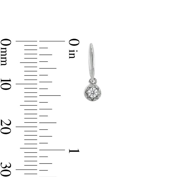1/4 CT. T.w. Diamond Miracle Solitaire Three Pair Earrings Set in Sterling Silver and 14K Gold Plate