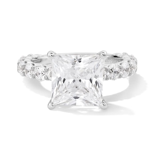 Vera Wang Love Collection 5-1/2 CT. T.W. Princess-Cut Certified Lab-Grown Diamond Engagement Ring in 14K White Gold