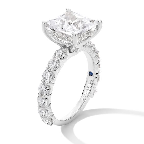 Vera Wang Love Collection 5-1/2 CT. T.w. Princess-Cut Certified Lab-Grown Diamond Engagement Ring in 14K White Gold