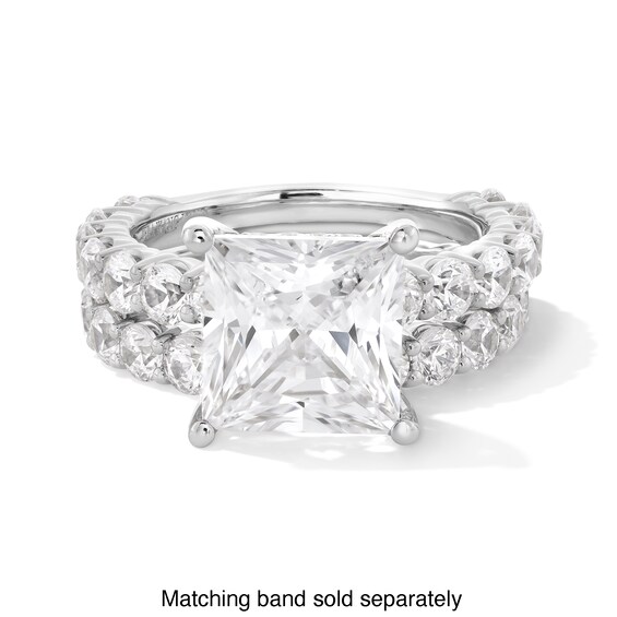 Vera Wang Love Collection 5-1/2 CT. T.w. Princess-Cut Certified Lab-Grown Diamond Engagement Ring in 14K White Gold