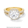 Thumbnail Image 5 of Vera Wang Love Collection 3-3/4 CT. T.W. Certified Lab-Grown Diamond Frame Engagement Ring in 14K Gold (F/VS2)