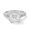 Thumbnail Image 1 of Vera Wang Love Collection 2-3/4 CT. T.W. Princess-Cut Certified Lab-Grown Diamond Engagement Ring in 14K White Gold