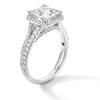 Thumbnail Image 3 of Vera Wang Love Collection 2-3/4 CT. T.W. Princess-Cut Certified Lab-Grown Diamond Engagement Ring in 14K White Gold