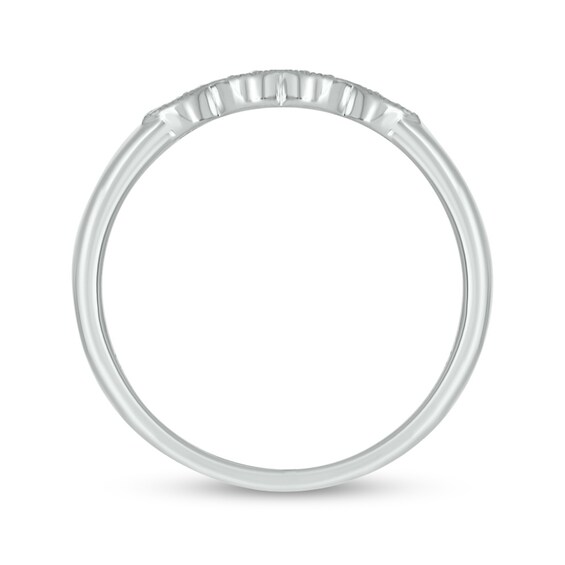Pear-Shaped Aquamarine and 1/6 CT. T.w. Diamond Frame Fleur-de-Lis Bridal Set in 10K White Gold
