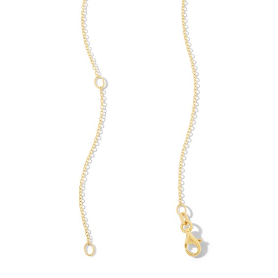 1/4 CT. Diamond Sunburst Frame Solitaire Pendant in 14K Gold